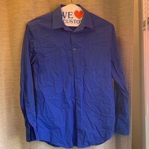 Calvin Klein Men's Royal Blue Dress Shirt